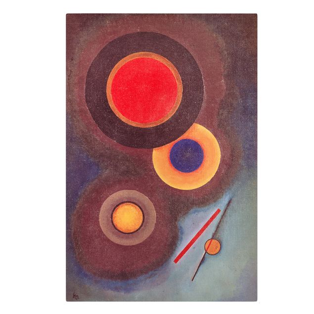 Quadri astratti Wassily Kandinsky - Cerchi e linee