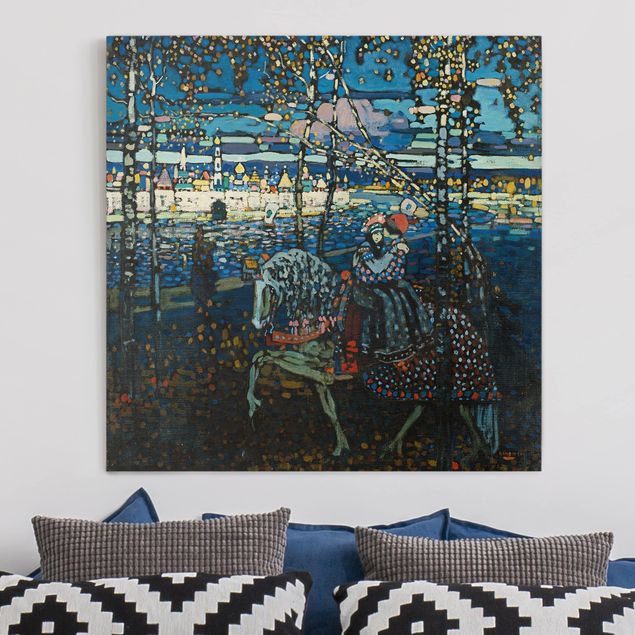 Quadri espressionismo Wassily Kandinsky - Paar a cavallo