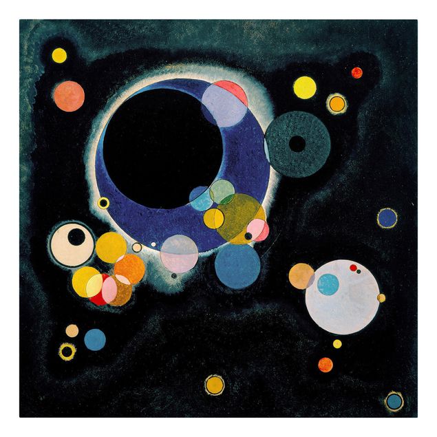 Quadro astratto Wassily Kandinsky - Schizzo di cerchi