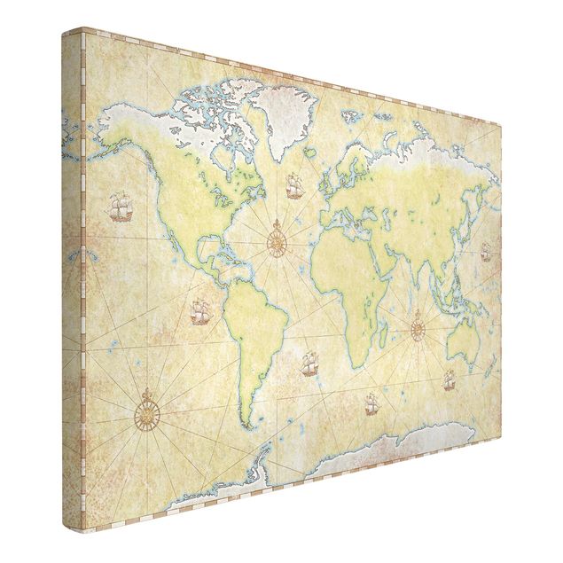 Quadro mappamondo World Map