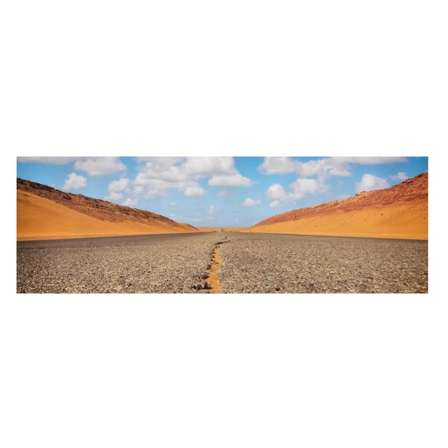 Quadro moderno Strada del deserto
