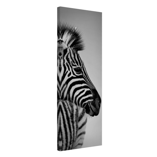 Quadro moderno Ritratto di piccola zebra II