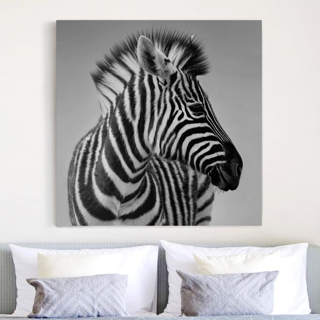 Quadri Africa Ritratto di piccola zebra II