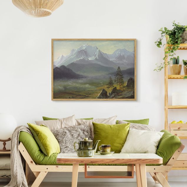 Quadri paesaggistici Albert Bierstadt - Monte Bianco