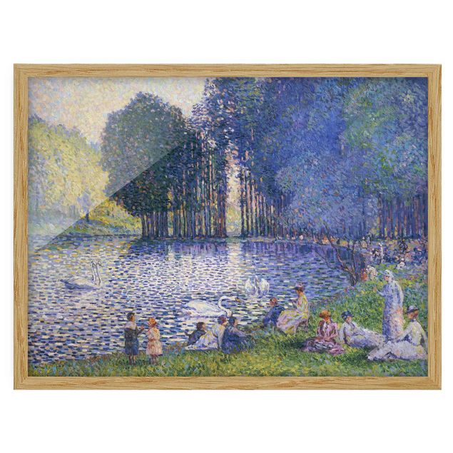 Quadri paesaggistici Henri Edmond Cross - Il lago del Bois De Boulogne