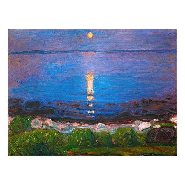 Quadri mare Edvard Munch - Notte d'estate sulla spiaggia