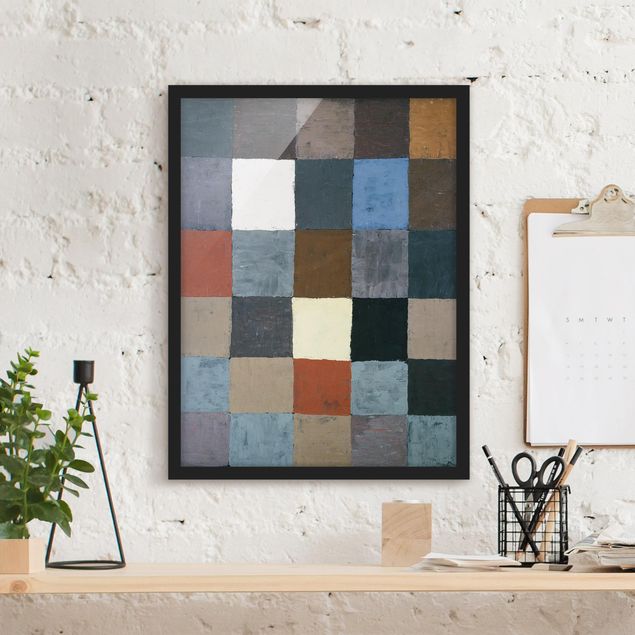 Riproduzioni Paul Klee - Carta dei colori (su grigio)