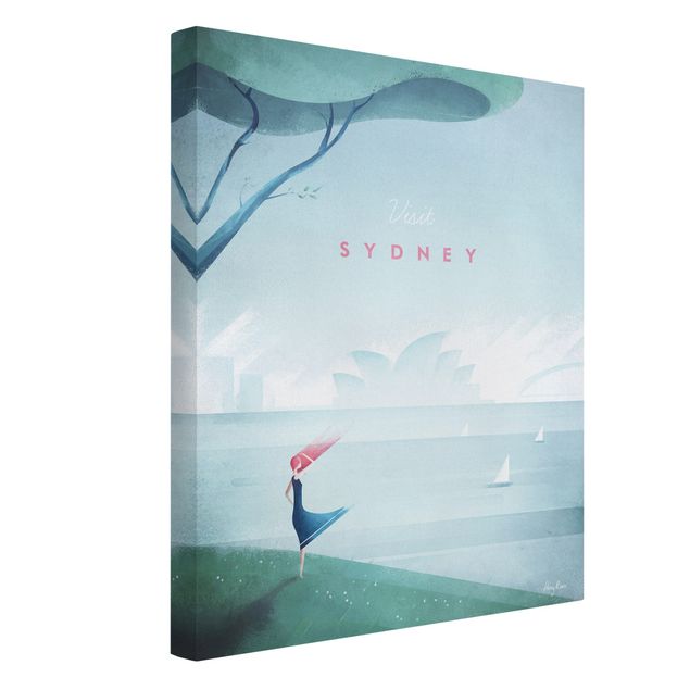 Tela australia Poster di viaggio - Sidney