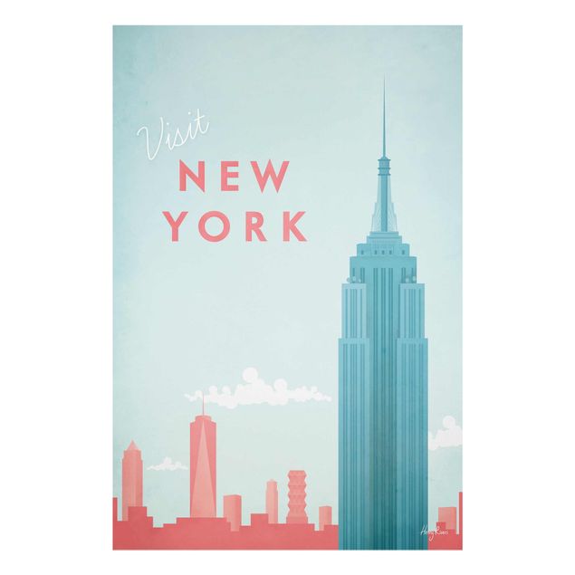 Quadro città Poster di viaggio - New York