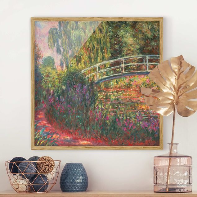 Riproduzioni Claude Monet - Ponte giapponese nel giardino di Giverny