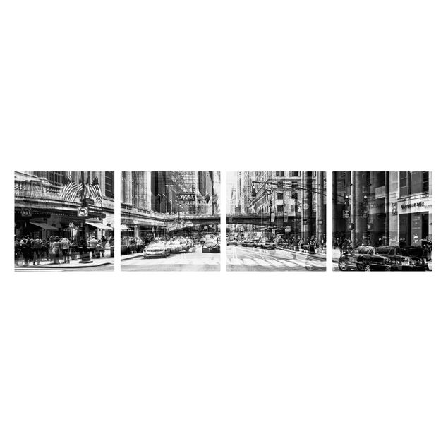 Tele componibili NYC Urban black and white