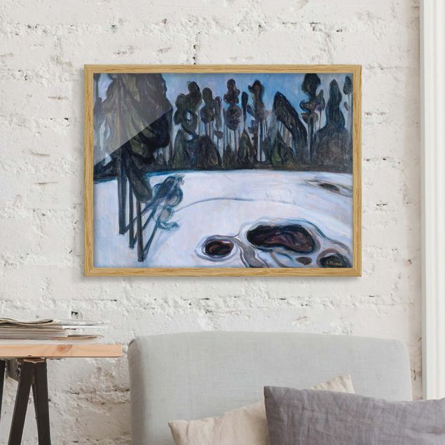 Quadro espressionismo Edvard Munch - Notte stellata