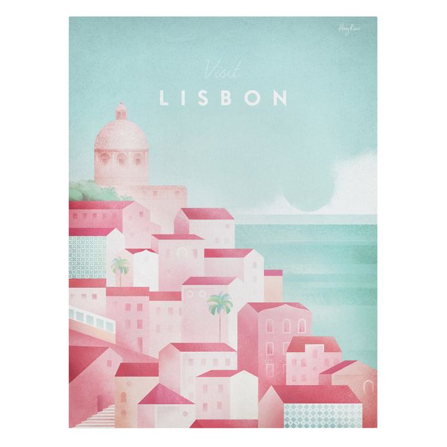 Quadro spiaggia Poster di viaggio - Lisbona