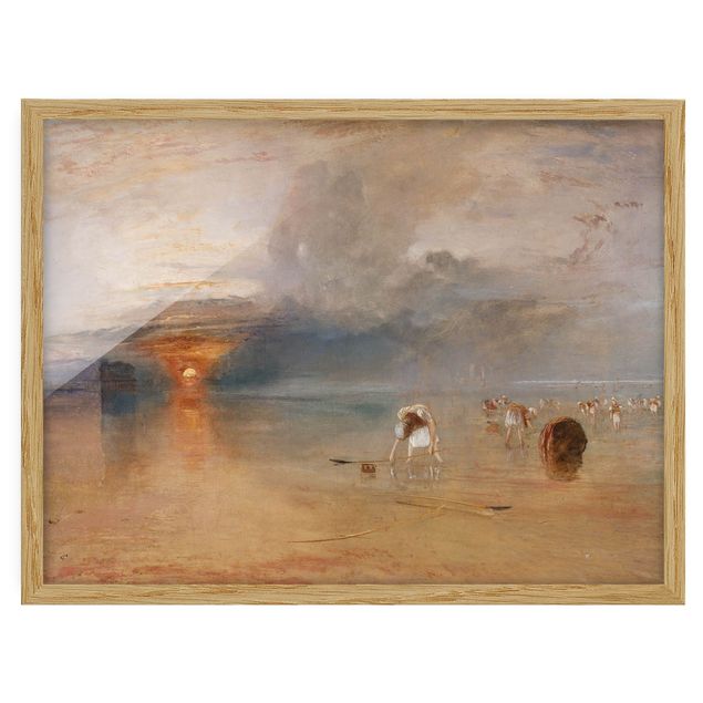 Quadro mare William Turner - Spiaggia di Calais