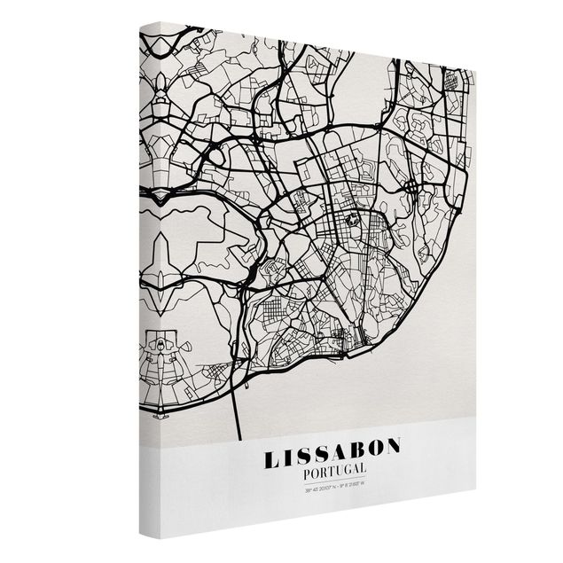 Quadri Mappa di Lisbona - Classica