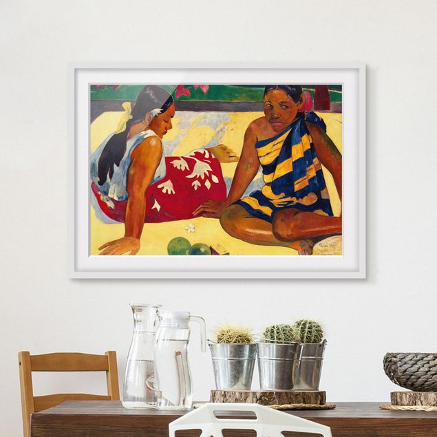 Stampe quadri famosi Paul Gauguin - Parau Api (Due donne di Tahiti)