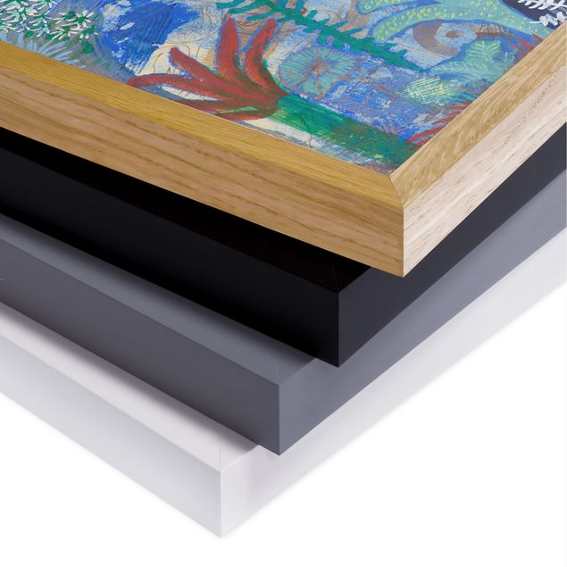 Riproduzione quadri famosi Paul Klee - Paesaggio sommerso