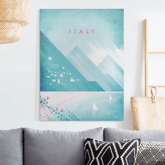 Quadri montagna Poster di viaggio - Italia