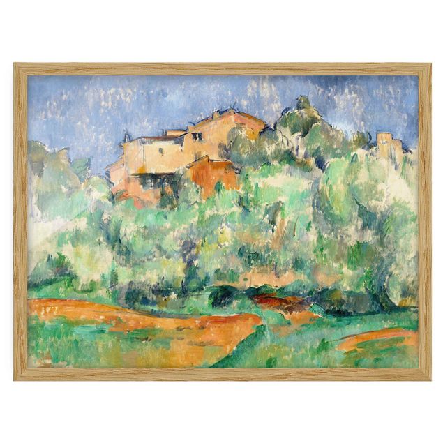 Quadro paesaggio Paul Cézanne - Casa e colombaia a Bellevue