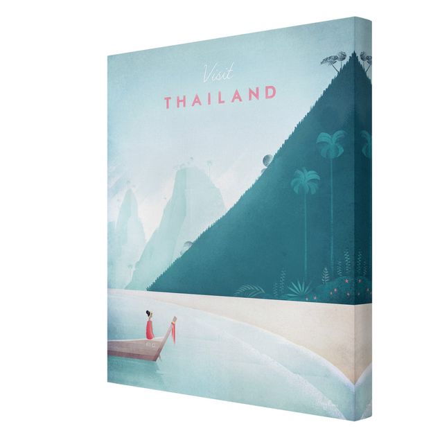 Quadri spiaggia Poster di viaggio - Thailandia