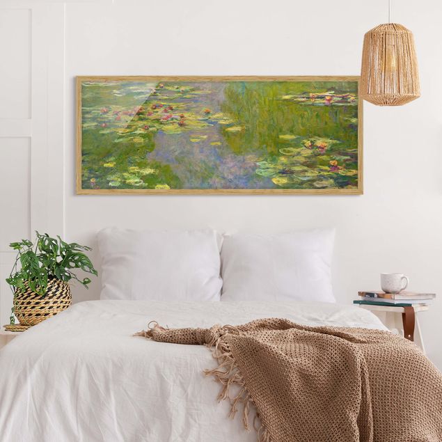 Stile artistico Claude Monet - Ninfee verdi
