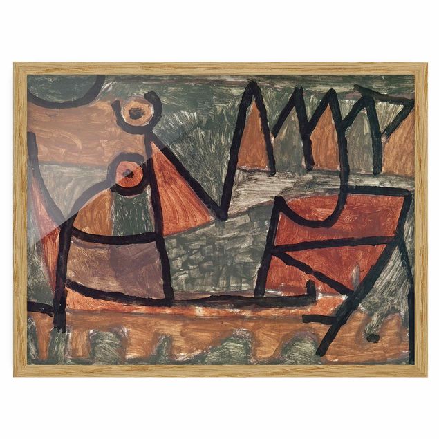 Quadri astratti Paul Klee - Sinistro viaggio in barca