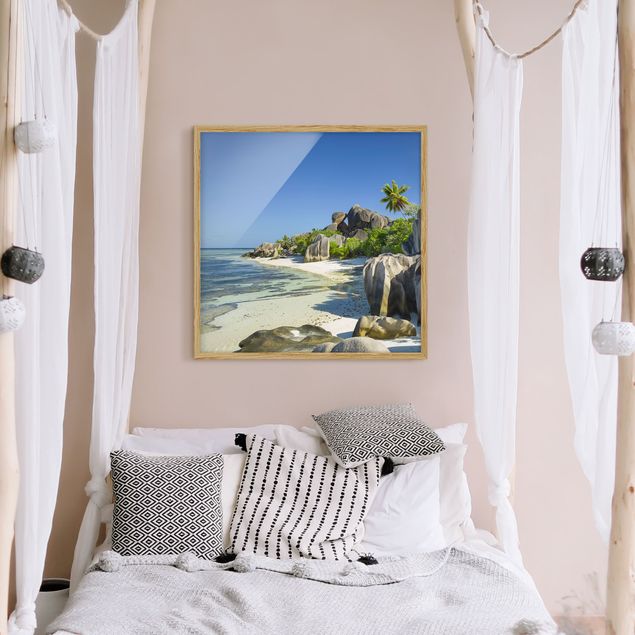 Quadri con paesaggio Spiaggia da sogno Seychelles