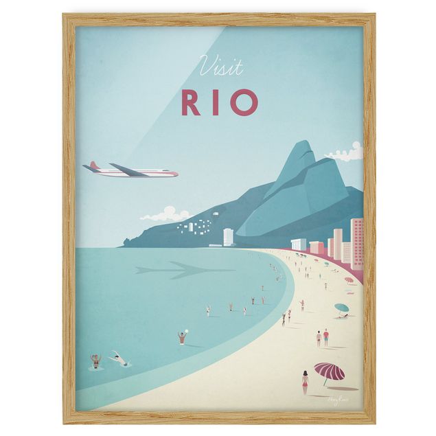 Quadro spiaggia Poster di viaggio - Rio De Janeiro