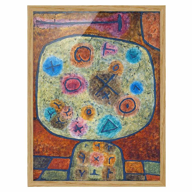 Quadro astratto Paul Klee - Fiori nella pietra