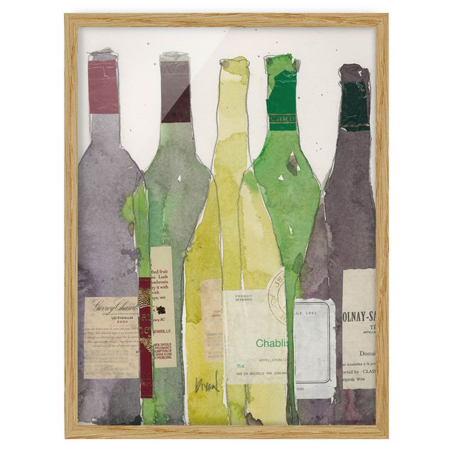 Poster con cornice Vino e alcolici III