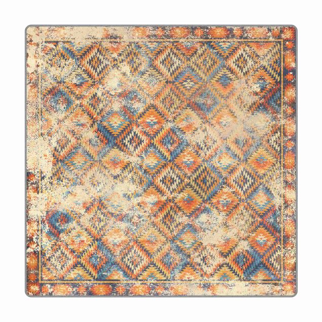 Tappeti a tessitura piatta Meraviglioso tappeto Kilim vintage