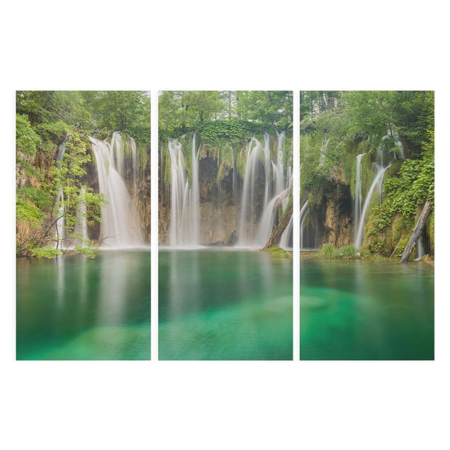 Tela cascata Cascata dei laghi di Plitvice