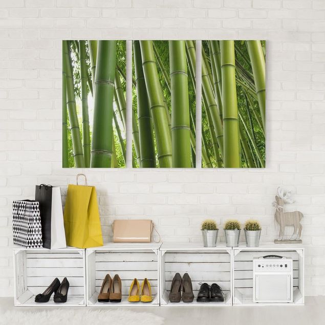 Quadri su tela con foresta Alberi di bambù