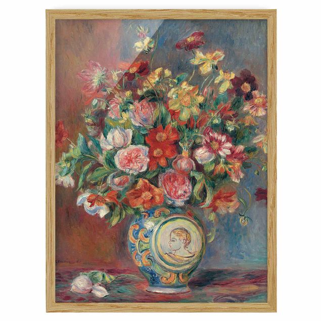 Quadri con cornice con fiori Auguste Renoir - Vaso di fiori