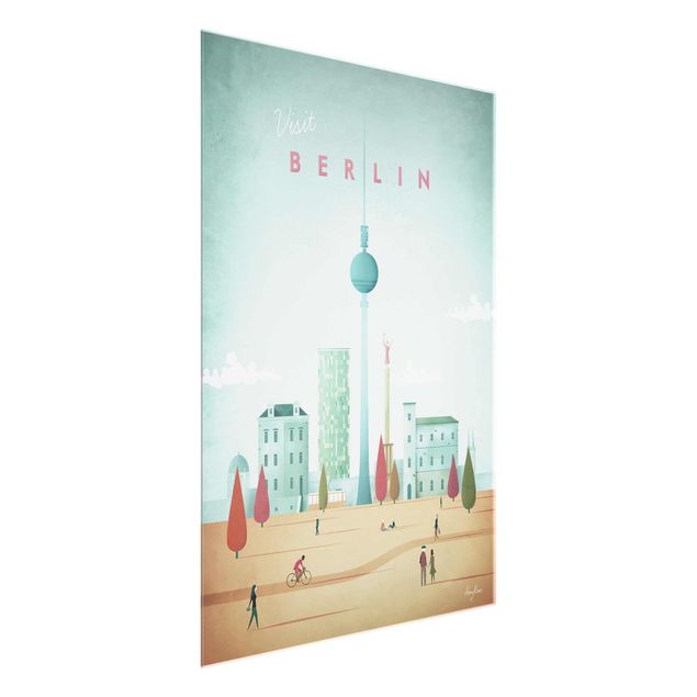 Quadri skyline  Poster di viaggio - Berlino