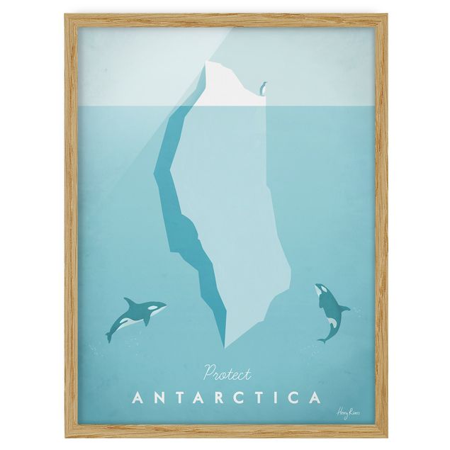 Quadro paesaggio Poster di viaggio - Antartide