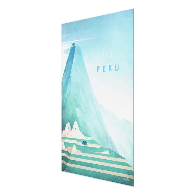 Quadro città Poster di viaggio - Perù