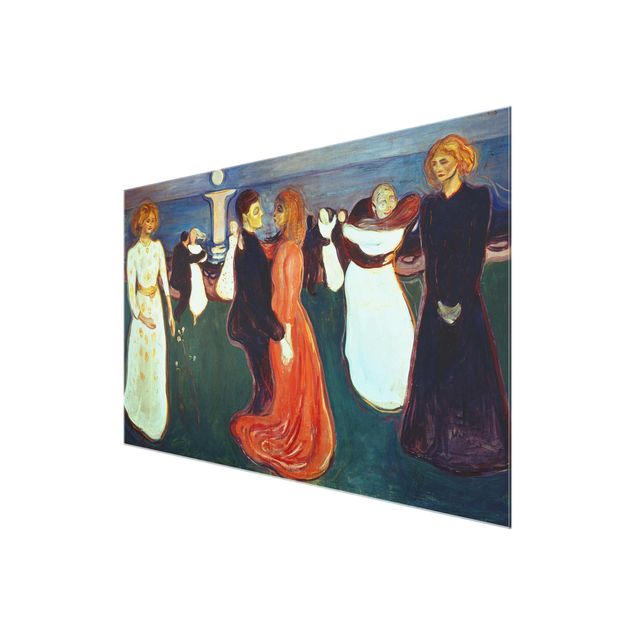 Quadri in vetro riproduzioni Edvard Munch - La danza della vita