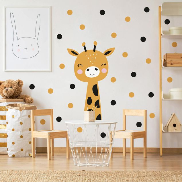 Stickers murali Giraffina