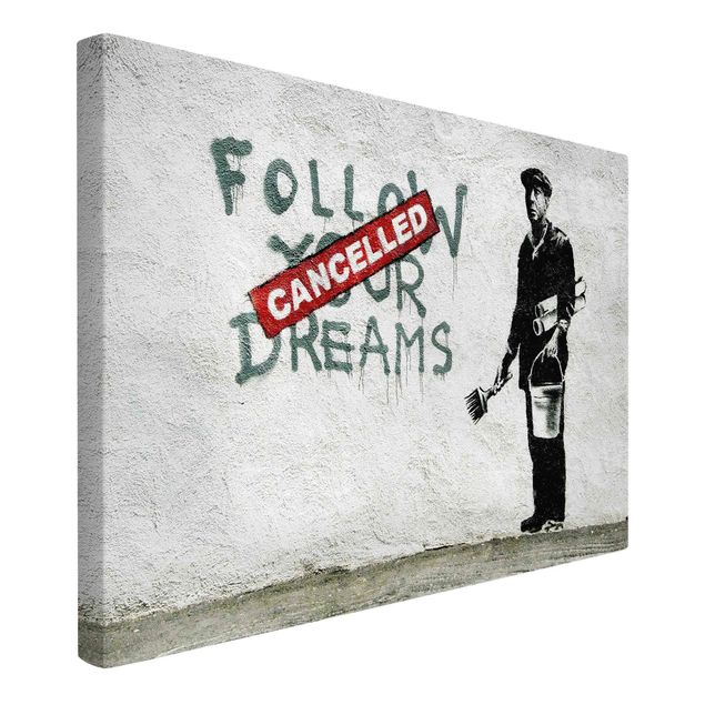Quadri Follow Your Dreams - Brandalised ft. Graffiti by Banksy
