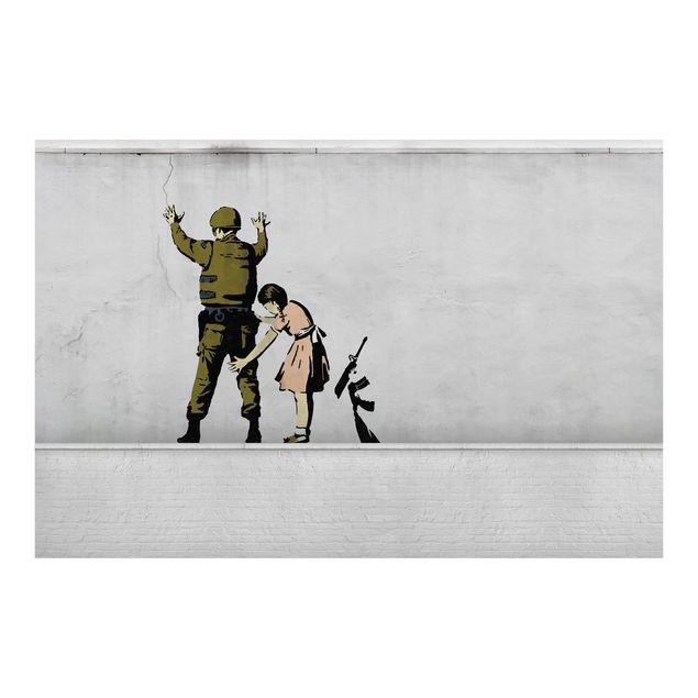 Carta da parati Soldato e ragazza - Brandalised ft. Graffiti by Banksy