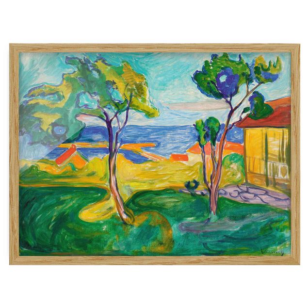 Stampe quadri famosi Edvard Munch - Il giardino di Åsgårdstrand