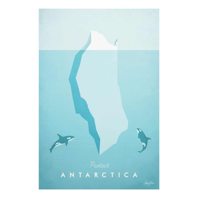 Quadri spiaggia Poster di viaggio - Antartide