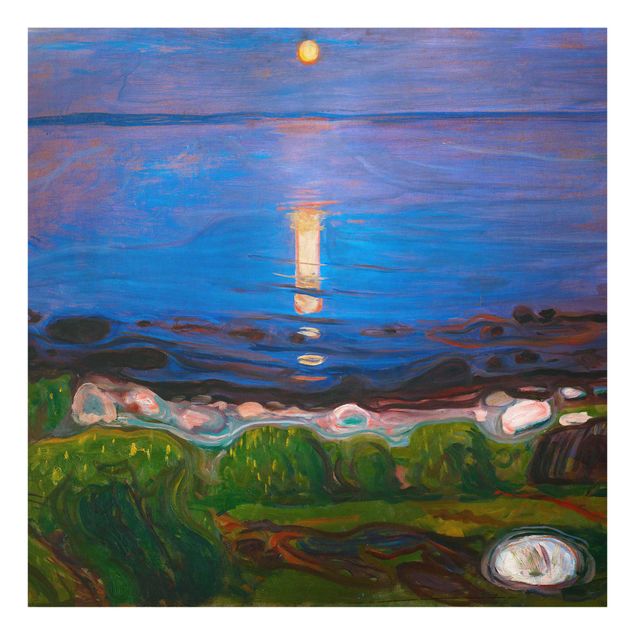 Quadro mare Edvard Munch - Notte d'estate sulla spiaggia