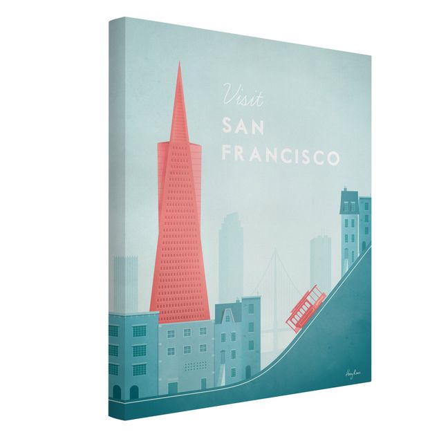 Quadri città Poster di viaggio - San Francisco