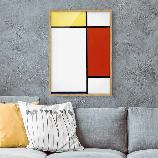 Quadro paesaggio Piet Mondrian - Composizione I
