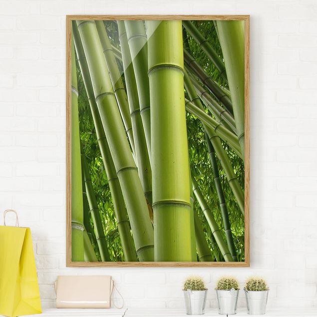 Quadro bamboo Alberi di bambù n.2