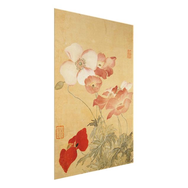 Stile artistico Yun Shouping - Fiore di papavero