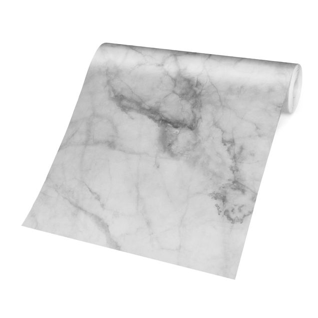 Carta da parati 3d Bianco Carrara