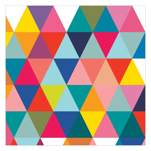 carta da parete Trama colorata di triangoli